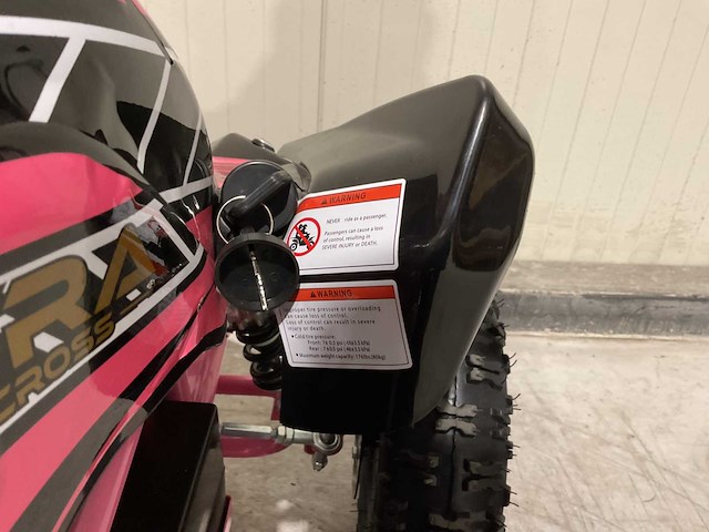 2025 ultra motocross atx 1000 elektrische quad roze - afbeelding 4 van  14