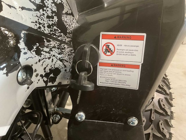 2025 ultra motocross atx 49-e quad zwart - afbeelding 4 van  13