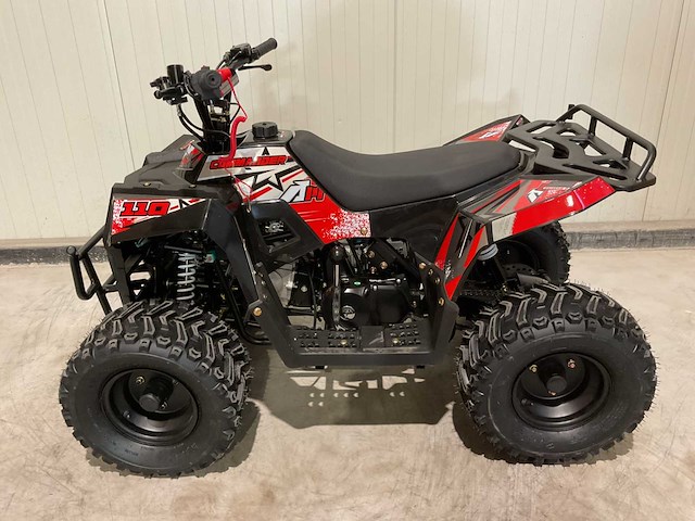 2025 ultra motocross commander 110 quad zwart - afbeelding 10 van  15