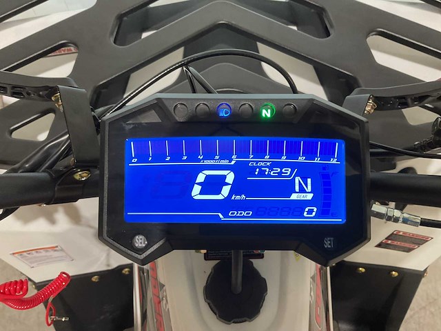 2025 ultra motocross commander 125 quad rood - afbeelding 3 van  17