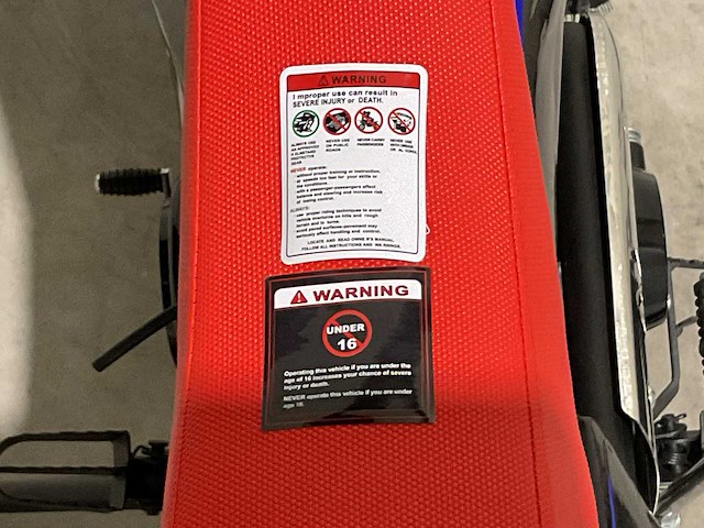 2025 ultra motocross db001 bl 110cc minicrosser - afbeelding 5 van  18