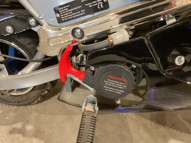 2025 ultra motocross db05 49cc pocket bike mini bl minimotor - afbeelding 10 van  12