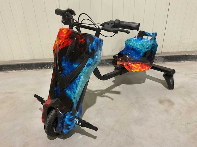 2025 ultra motocross drift trike motor blauw/oranje - afbeelding 1 van  14