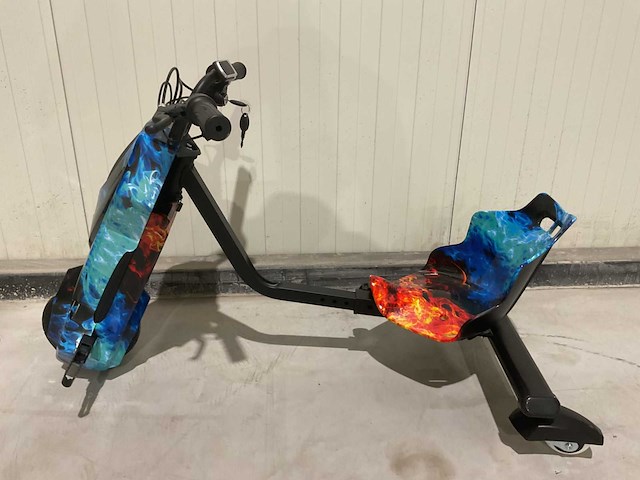 2025 ultra motocross drift trike motor blauw/oranje - afbeelding 8 van  14