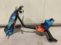 2025 ultra motocross drift trike motor blauw/oranje - afbeelding 8 van  14