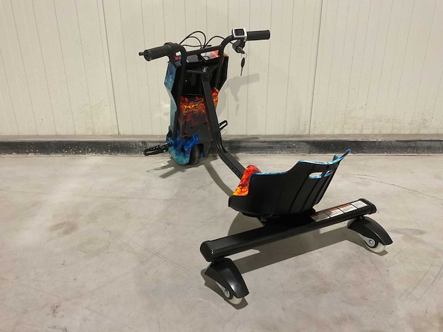 2025 ultra motocross drift trike motor blauw/oranje - afbeelding 11 van  14