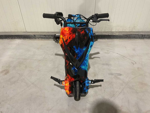 2025 ultra motocross drift trike motor blauw/oranje - afbeelding 12 van  14