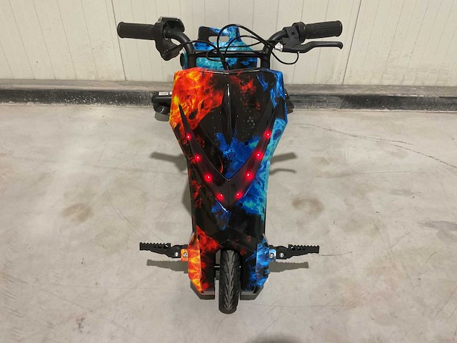 2025 ultra motocross drift trike motor blauw/oranje - afbeelding 14 van  14