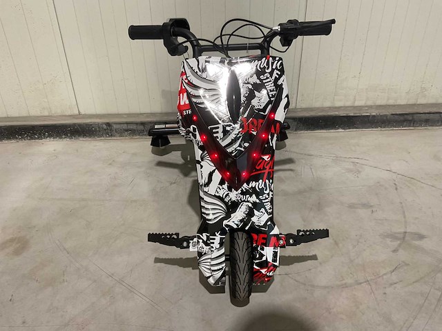 2025 ultra motocross drift trike motor rood/wit - afbeelding 14 van  14