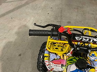 2025 ultra motocross ma06 atx 49 bl/ge met rekje quad - afbeelding 1 van  2