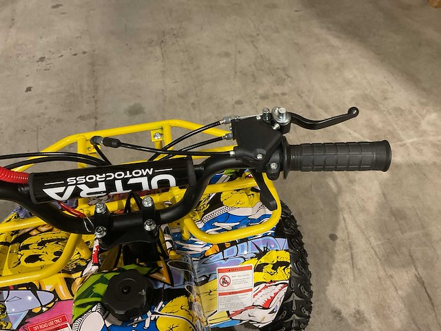 2025 ultra motocross ma06 atx 49 bl/ge met rekje quad - afbeelding 2 van  2