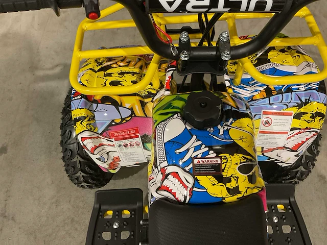 2025 ultra motocross ma06 atx 49 bl/ge met rekje quad - afbeelding 6 van  17
