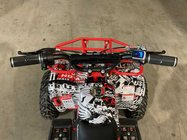 2025 ultra motocross ma06e atx 1000 ro/zw met rekje elektrische quad - afbeelding 8 van  19