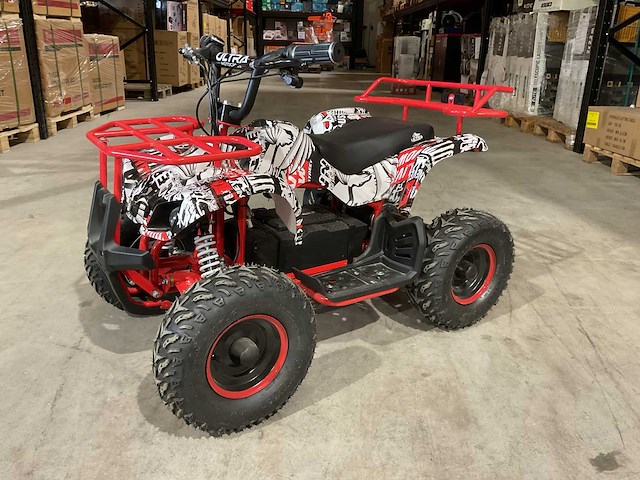 2025 ultra motocross ma06e atx 1000 ro/zw met rekje elektrische quad - afbeelding 1 van  19