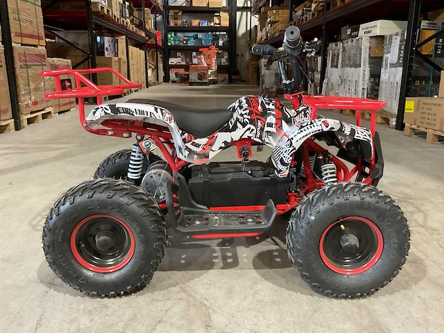 2025 ultra motocross ma06e atx 1000 ro/zw met rekje elektrische quad - afbeelding 17 van  19