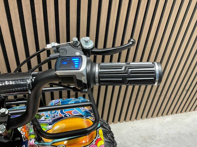 2025 ultra motocross met rekje atx 1000 elektrische quad blauw space ma06e - afbeelding 11 van  11