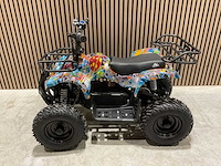 2025 ultra motocross met rekje atx 1000 elektrische quad blauw space ma06e - afbeelding 1 van  4