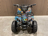 2025 ultra motocross met rekje atx 1000 elektrische quad blauw space ma06e - afbeelding 5 van  12