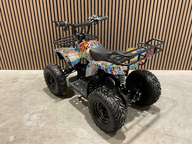 2025 ultra motocross met rekje atx 1000 elektrische quad blauw space ma06e - afbeelding 4 van  12