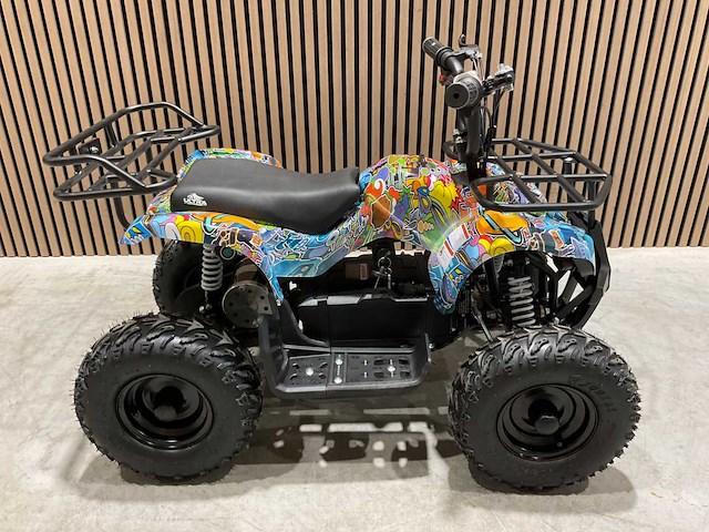 2025 ultra motocross met rekje atx 1000 elektrische quad blauw space ma06e - afbeelding 9 van  12