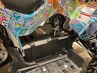 2025 ultra motocross met rekje atx 1000 elektrische quad blauw space ma06e - afbeelding 3 van  14