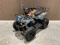 2025 ultra motocross met rekje atx 1000 elektrische quad blauw space ma06e - afbeelding 1 van  14