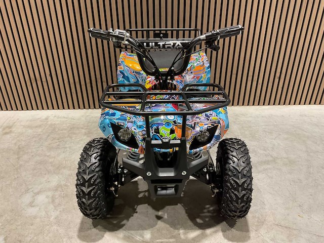 2025 ultra motocross met rekje atx 1000 elektrische quad blauw space ma06e - afbeelding 7 van  14