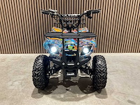 2025 ultra motocross met rekje atx 1000 elektrische quad blauw space ma06e - afbeelding 8 van  14