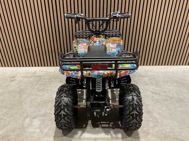 2025 ultra motocross met rekje atx 1000 elektrische quad blauw space ma06e - afbeelding 12 van  14