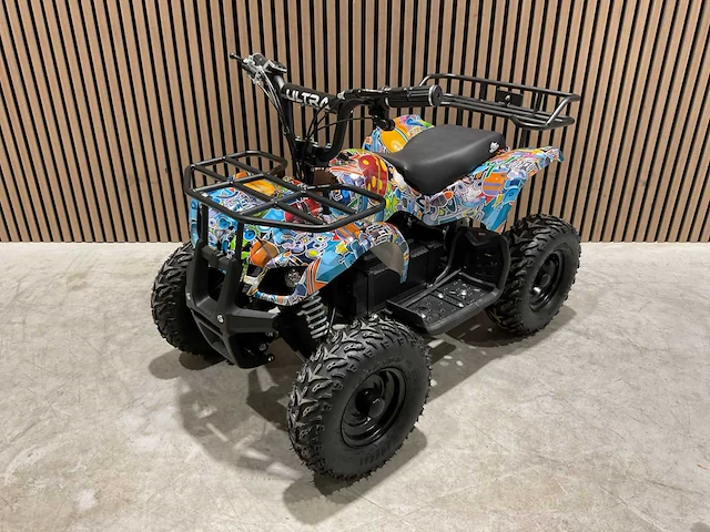 2025 ultra motocross met rekje atx 1000 elektrische quad blauw space ma06e - afbeelding 1 van  14