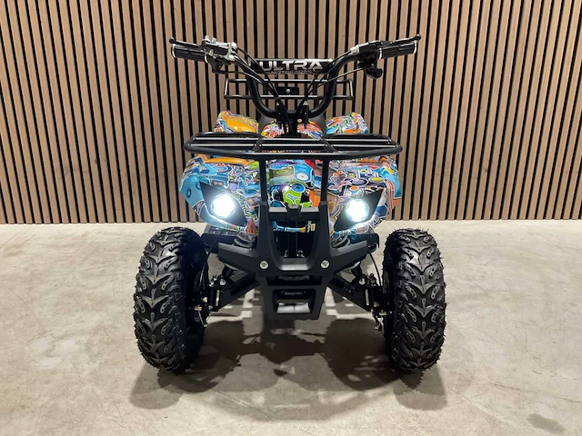 2025 ultra motocross met rekje atx 1000 elektrische quad blauw space ma06e - afbeelding 8 van  14