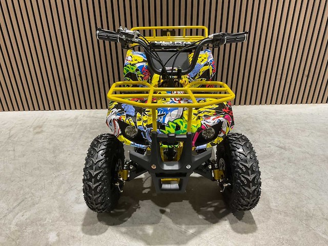 2025 ultra motocross met rekje atx 1000 elektrische quad geel joker ma06e - afbeelding 9 van  12