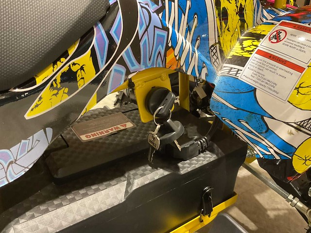 2025 ultra motocross met rekje atx 1000 elektrische quad geel joker ma06e - afbeelding 1 van  5