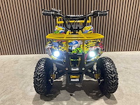 2025 ultra motocross met rekje atx 1000 elektrische quad geel joker ma06e - afbeelding 2 van  5