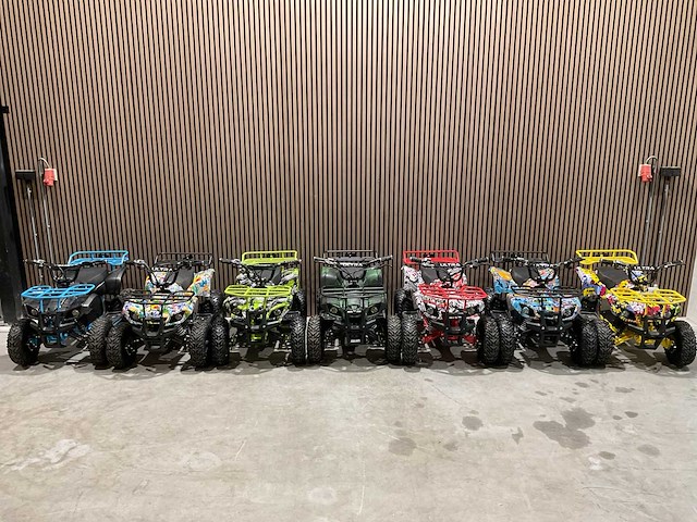 2025 ultra motocross met rekje atx 1000 elektrische quad geel joker ma06e - afbeelding 6 van  10