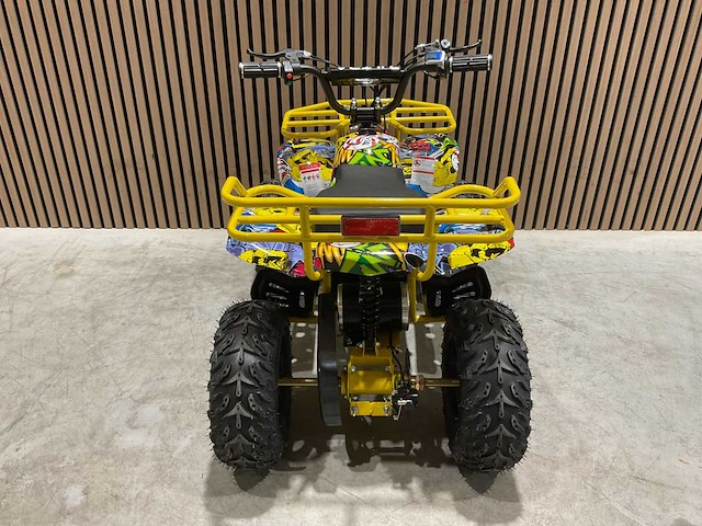 2025 ultra motocross met rekje atx 1000 elektrische quad geel joker ma06e - afbeelding 7 van  10