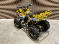 2025 ultra motocross met rekje atx 1000 elektrische quad geel joker ma06e - afbeelding 9 van  10