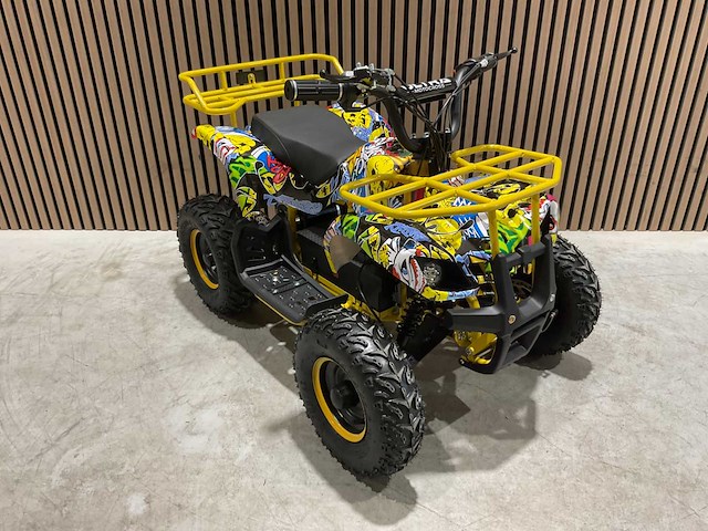 2025 ultra motocross met rekje atx 1000 elektrische quad geel joker ma06e - afbeelding 8 van  15