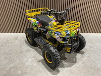 2025 ultra motocross met rekje atx 1000 elektrische quad geel joker ma06e - afbeelding 8 van  15