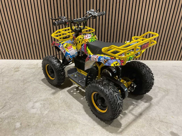2025 ultra motocross met rekje atx 1000 elektrische quad geel joker ma06e - afbeelding 14 van  15