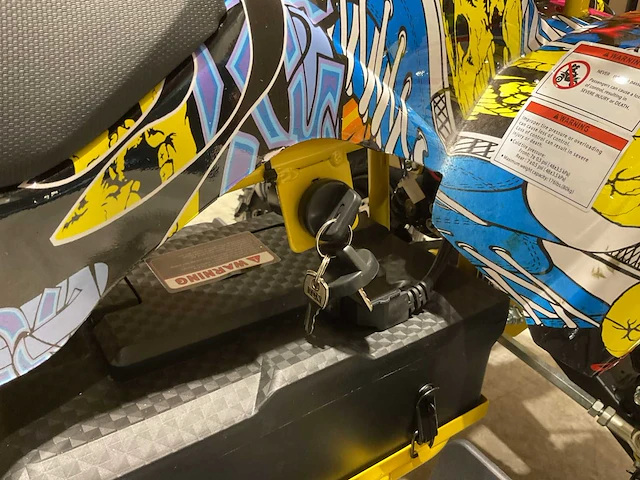 2025 ultra motocross met rekje atx 1000 elektrische quad geel joker ma06e - afbeelding 4 van  15