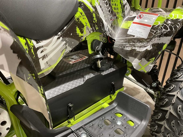 2025 ultra motocross met rekje atx 1000 elektrische quad groen ma06e - afbeelding 4 van  15
