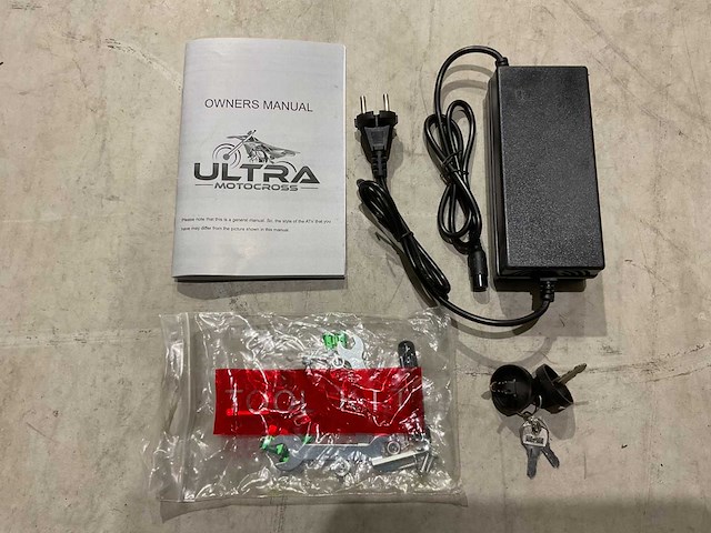2025 ultra motocross met rekje atx 1000 elektrische quad groen ma06e - afbeelding 5 van  14
