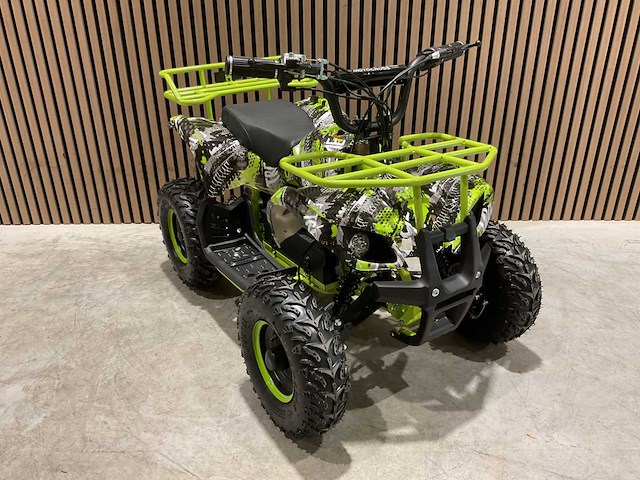 2025 ultra motocross met rekje atx 1000 elektrische quad groen ma06e - afbeelding 7 van  14