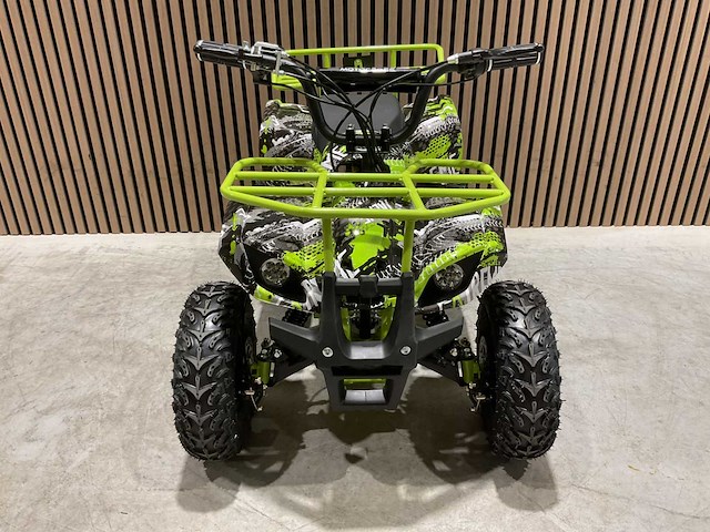 2025 ultra motocross met rekje atx 1000 elektrische quad groen ma06e - afbeelding 10 van  14