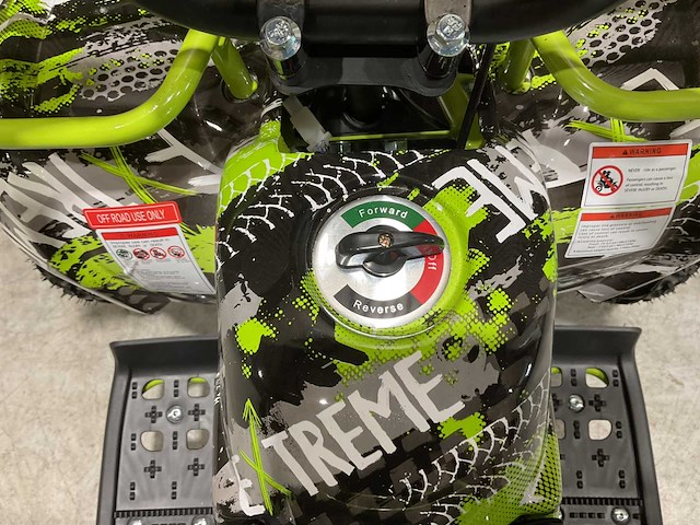 2025 ultra motocross met rekje atx 1000 elektrische quad groen ma06e - afbeelding 2 van  6