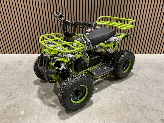2025 ultra motocross met rekje atx 1000 elektrische quad groen ma06e - afbeelding 1 van  6
