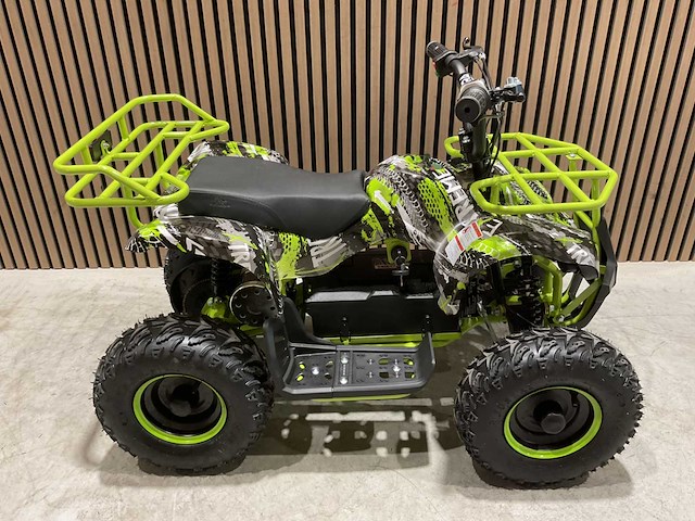 2025 ultra motocross met rekje atx 1000 elektrische quad groen ma06e - afbeelding 3 van  6