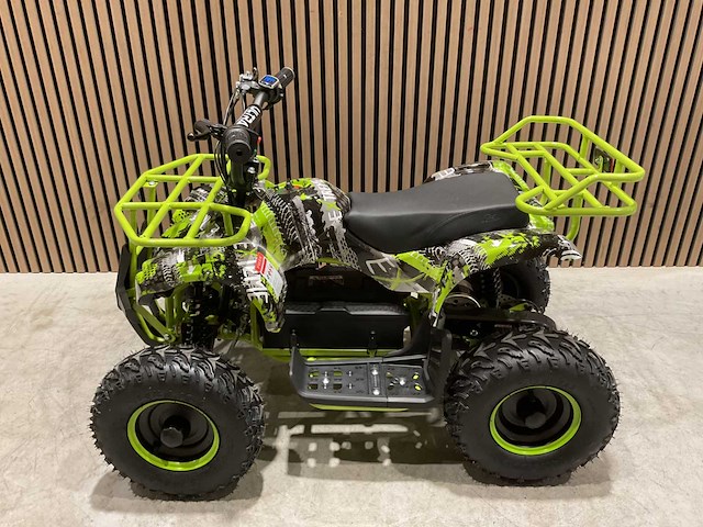 2025 ultra motocross met rekje atx 1000 elektrische quad groen ma06e - afbeelding 4 van  6