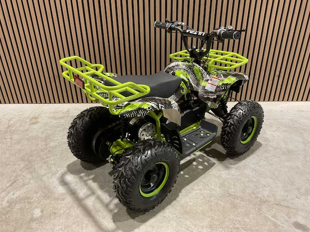 2025 ultra motocross met rekje atx 1000 elektrische quad groen ma06e - afbeelding 5 van  6